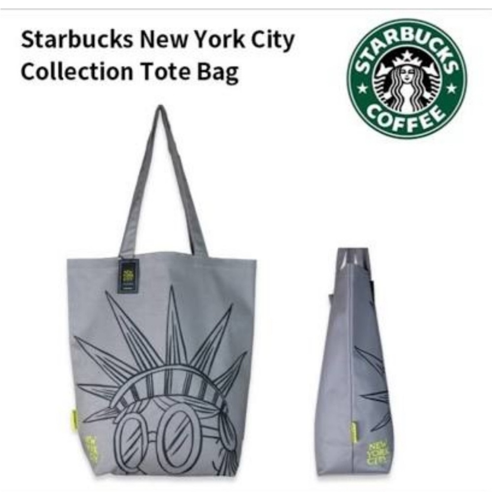 Starbucks NYC Tote Bag Statue of Liberty